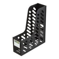 Лоток для паперів вертикальний 31х6х8,5 см одинарний чорний, ТМ Buromax