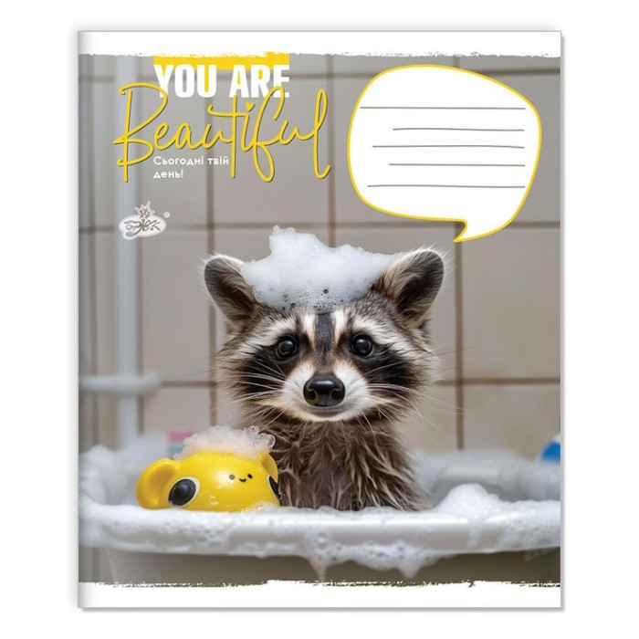 Зошит на 12 аркушів у клітинку «Спа» №2535, ТМ Brisk