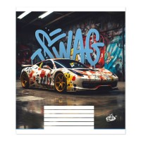 Зошит на 24 аркуші у лінію «Підкорюй вулиці» №2575, ТМ Brisk