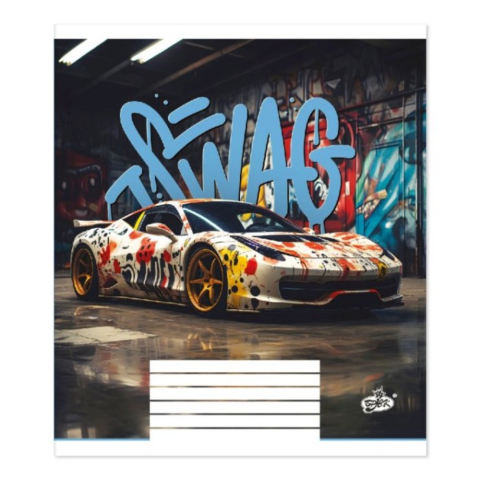 Зошит на 24 аркуші у лінію «Підкорюй вулиці» №2575, ТМ Brisk