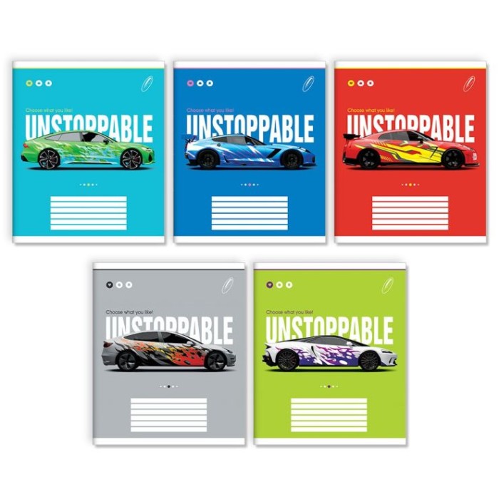 Зошит на 12 аркушів у лінію «Несмтримні» № 0014, Пір'їнка