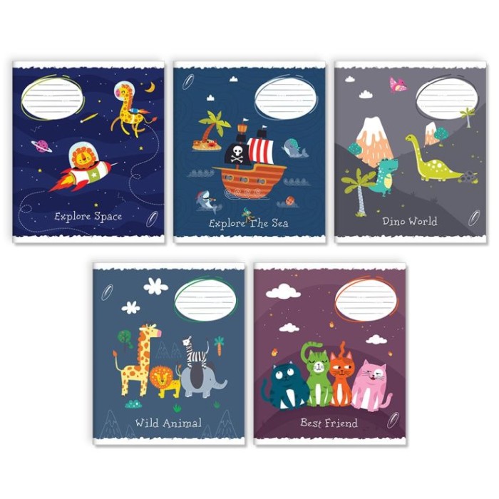 Зошит на 18 аркушів у клітинку «Казка», № 0154, Пір'їнка