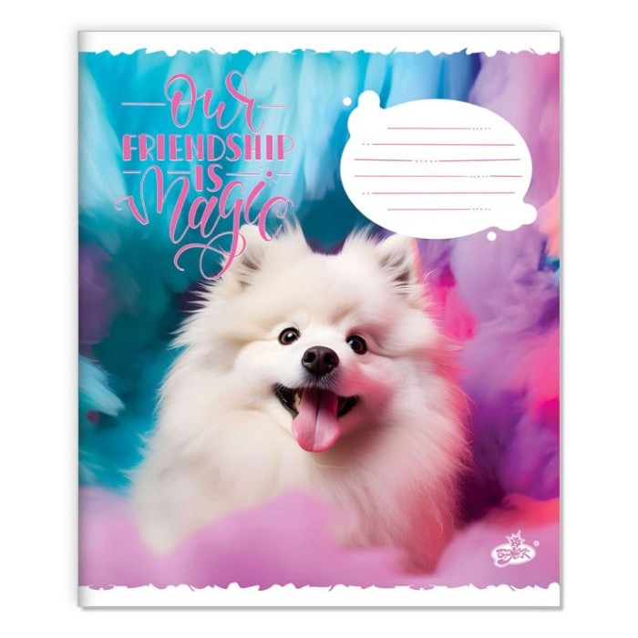 Зошит на 18 аркушів у клітинку «Мій друг» №2555, ТМ Brisk