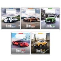 Зошит на 12 аркушів у лінію «Драйв», №3503, ТМ Gold Brisk