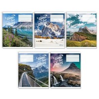 Зошит на 36 аркушів у лінію «Час пригод», №3532, ТМ Gold Brisk