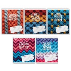 Зошит на 48 аркушів у клітинку «Плетений затишок» №3534, ТМ Gold Brisk