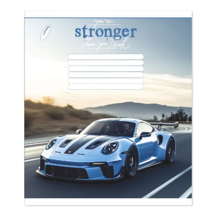 Зошит на 48 аркушів у клітинку «Мікс хлопчики», №1010, Пір'їнка