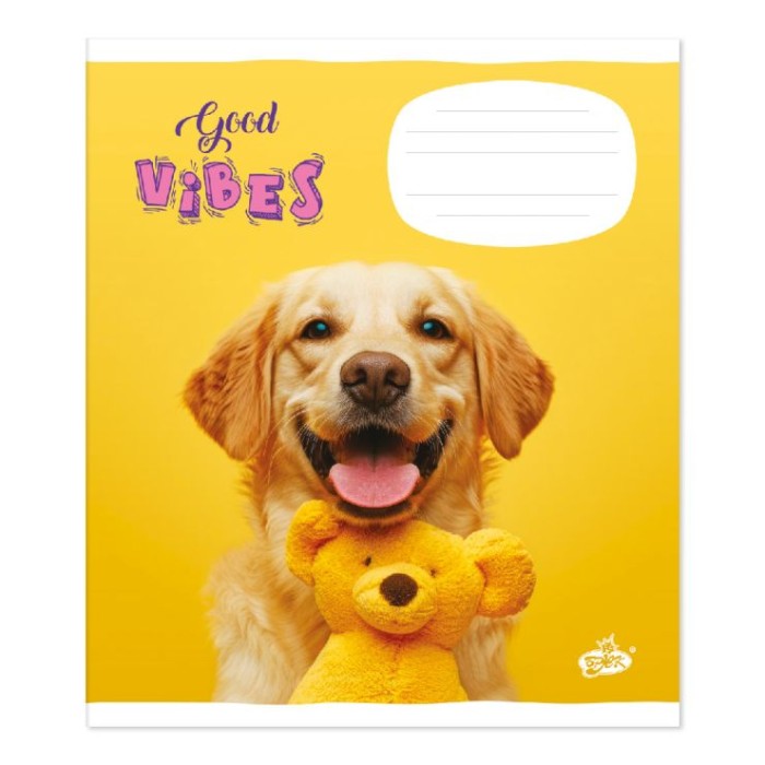 Зошит на 48 аркушів у клітинку «Залишайся у гарному настрої» №2593, ТМ Brisk