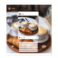 Зошит на 48 аркушів у клітинку «Час на каву» №2606, ТМ Brisk