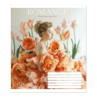 Зошит на 60 аркушів у клітинку «Романтика», №2616, ТМ Brisk