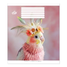 Зошит на 60 аркушів у клітинку «Птаха», №2620, ТМ Brisk