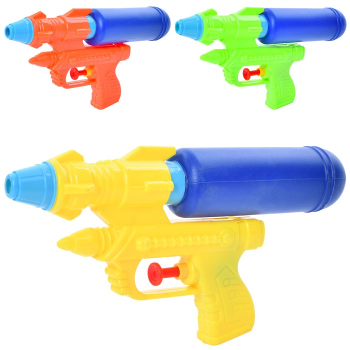 Іграшковий водний пістолет 18,5 см, в асортименті, у сітці 10х18,5х3,5 см