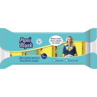 Губки кухонні «Пані Блиск» хвилясті 5 шт.