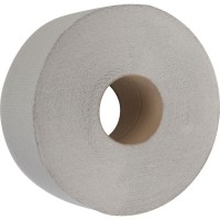 Туалетний папір «Джамбо» на гільзі намотка 100 м, сірий, Buroclean