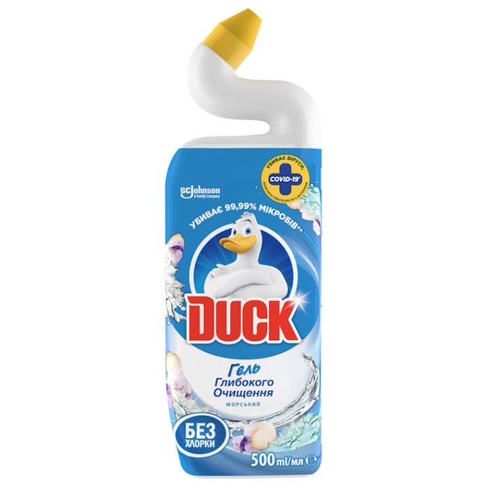 Засіб для чищення туалету «DUCK. Морська свіжість» 5 в 1 500 мл