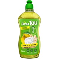 Засіб для миття посуду «Лимон та імбир» 500 мл, ТМ Frau Tau