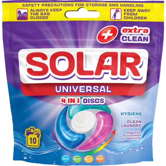 Капсули для прання «Universal» 10 шт, ТМ Solar