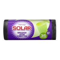 Пакети для сміття 30 шт на 35 л, ТМ SOLAR