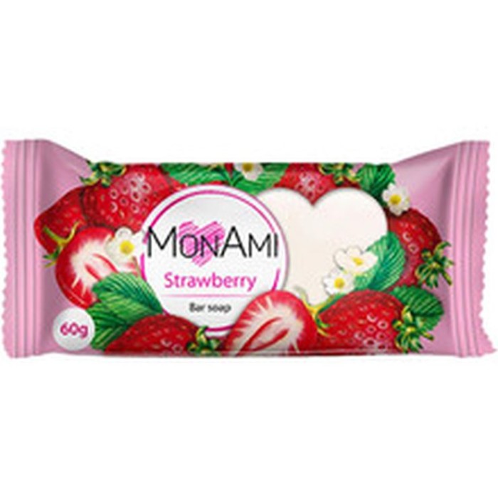 Мило «Полуниця» тверде 60 г, ТМ Mon Ami