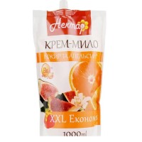Крем-мило «Інжир та апельсин» дойпак 1000 мл, ТМ Нектар