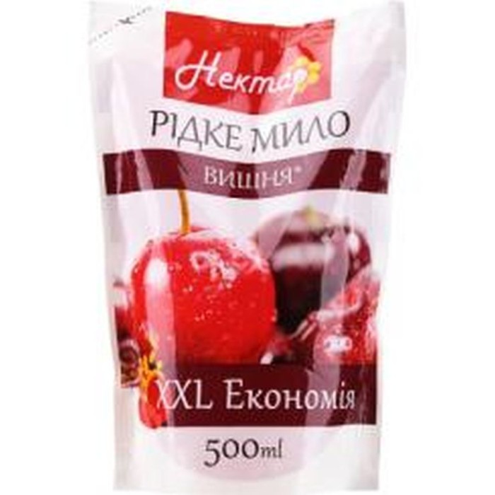 Крем-мило «Вишня» дойпак 500 мл, ТМ Нектар