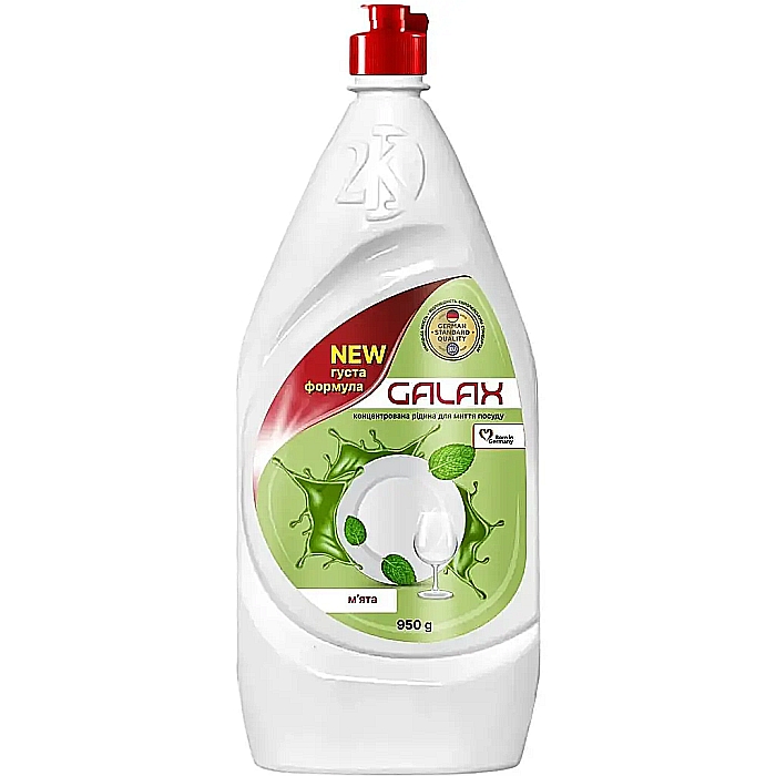 Концентрована рідина для миття посуду «М'ята» 950 г, GALAX