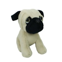 М`яка іграшка «Мопс» 21х12 см, ПП Копиця