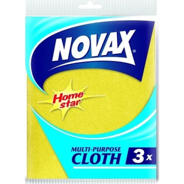 Серветки віскозні для прибирання 3 шт в упаковці, ТМ NV