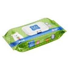 Вологі серветки «Алое» 120 шт, ТМ Baby Zaya