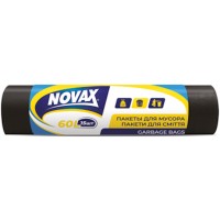 Пакети для сміття на 60 л 15 шт, ТМ Novax