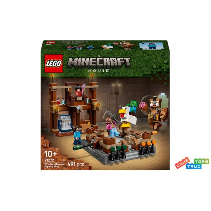 Конструктор «Бійцівський ринг у лісовій садибі» на 491 деталь, у коробці 28х8х26 см, ТМ Lego