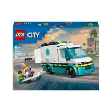 Конструктор «Швидка допомога» на 184 деталі, у коробці 26х6х19 см, ТМ Lego