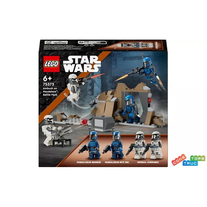 Конструктор «Засідка на Мандалорі. Бойовий набір» на 109 деталей, у коробці 16х5х14 см, ТМ Lego