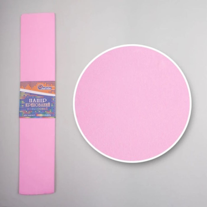 Гофро-папір 110 % 50х200 см 20 г/м2 світло-рожевий, TM J.Otten