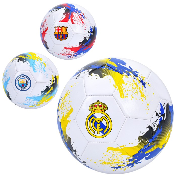 М'яч футбольний №5 з ПВХ вагою 300-320 г, в асортименті, у пакеті
