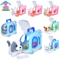 Тваринка 16 см зі звуком у переносці 25х18х15 см, ходить, на батарейці, в асортименті