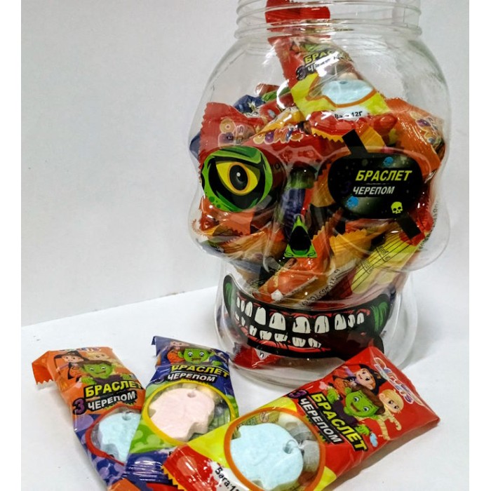 Драже цукрове «Череп» у вигляді браслета