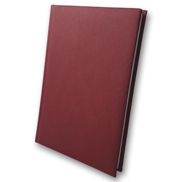 Щоденник недатований «Inflok» А6 на 176 аркушів бордо, ТМ Brisk