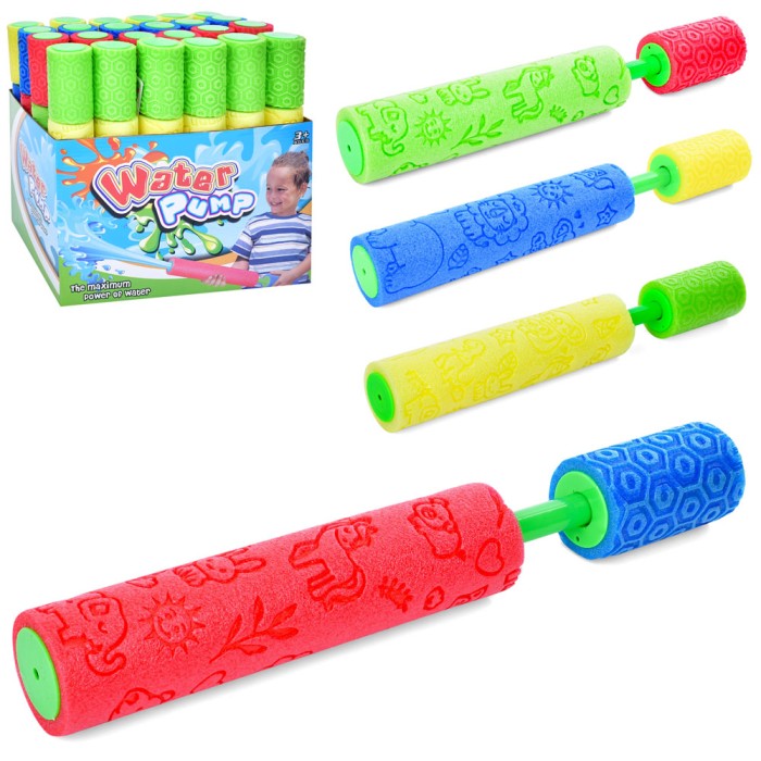 Іграшковий водний насос 30 см, в асортименті, 24 шт у дисплеї 30,5х30х20,5 см