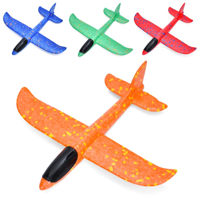 Літачок 24 см пінопластовий, в асортименті, у пакеті 10х30х3 см
