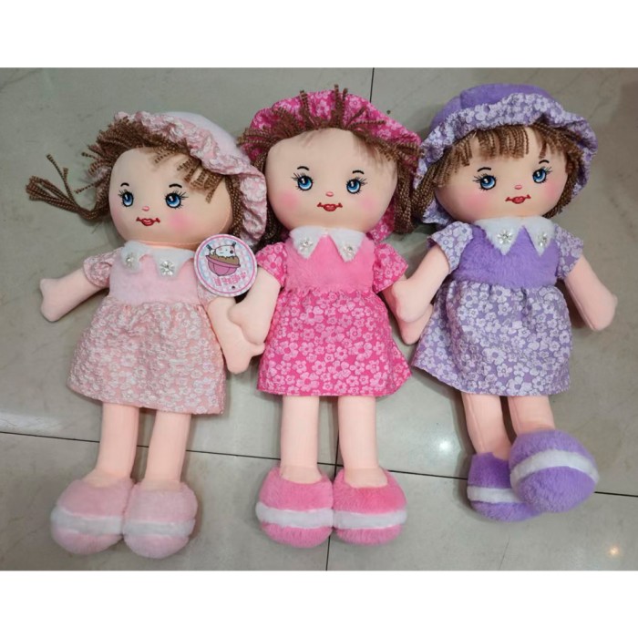 Лялька 40 см м'яконабивна, в асортименті, у пакеті 19х40х10 см