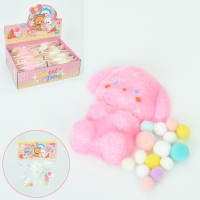 Антистрес «Песик» 8 см з мішурою, в асортименті, у пакеті, 16 шт в дисплеї 28,5х20х8,5 см