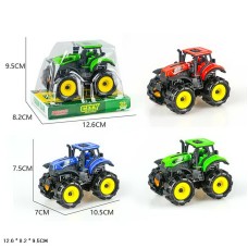Трактор інерційний, в асортименті, під слюдою 12,6х8,2х9,5 см