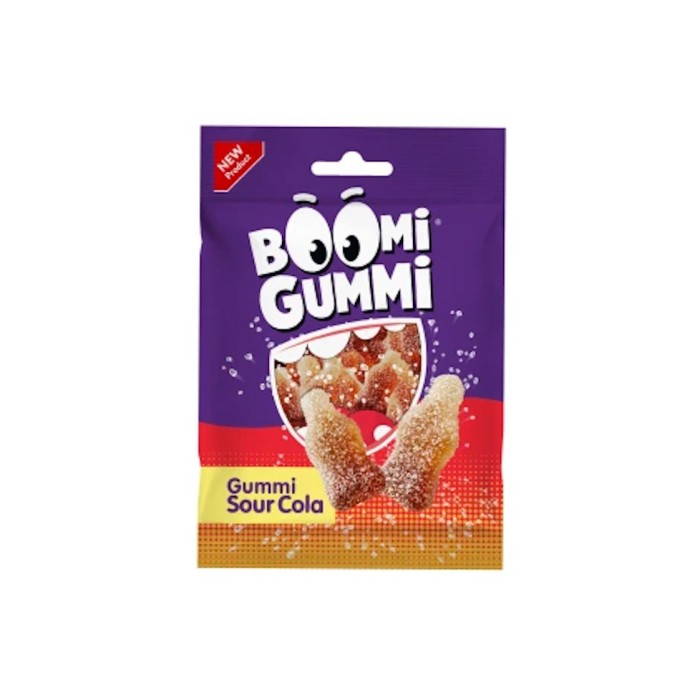 Цукерки желейні «Boomi Gummi Sour Cola» 70 г, ТМ Міленіум