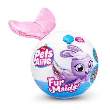 Інтерактивний ігровий набір PETS ALIVE «Furmaids. Котик Пурл» 16х16х15 см зі звуом, на батарейці, у кулі 16х16х15 см