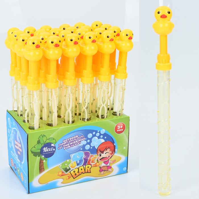 Мильні бульбашки «Каченя» 36 см, в асортименті, 24 шт у дисплеї 26х37х16 см