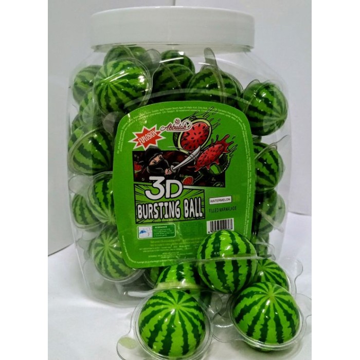 Цукерка желейна «Кавун 3D»