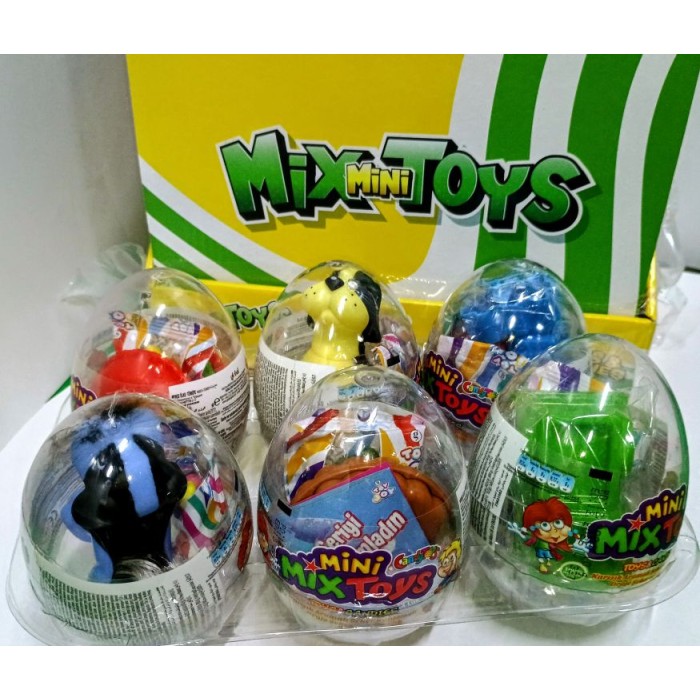 Яйце «Діно» з іграшкою та драже, в асортименті