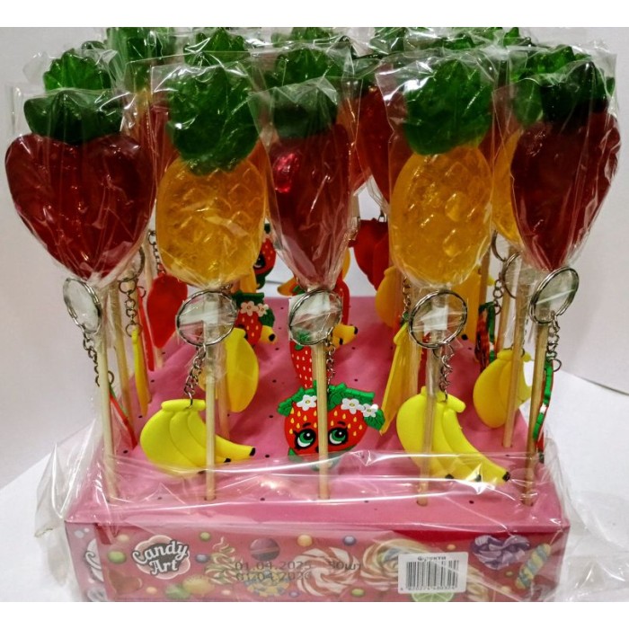 Льодяник «Фрукти» з брелком