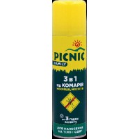Аерозоль від комарів «Пікнік Сім'я» 125 мл
